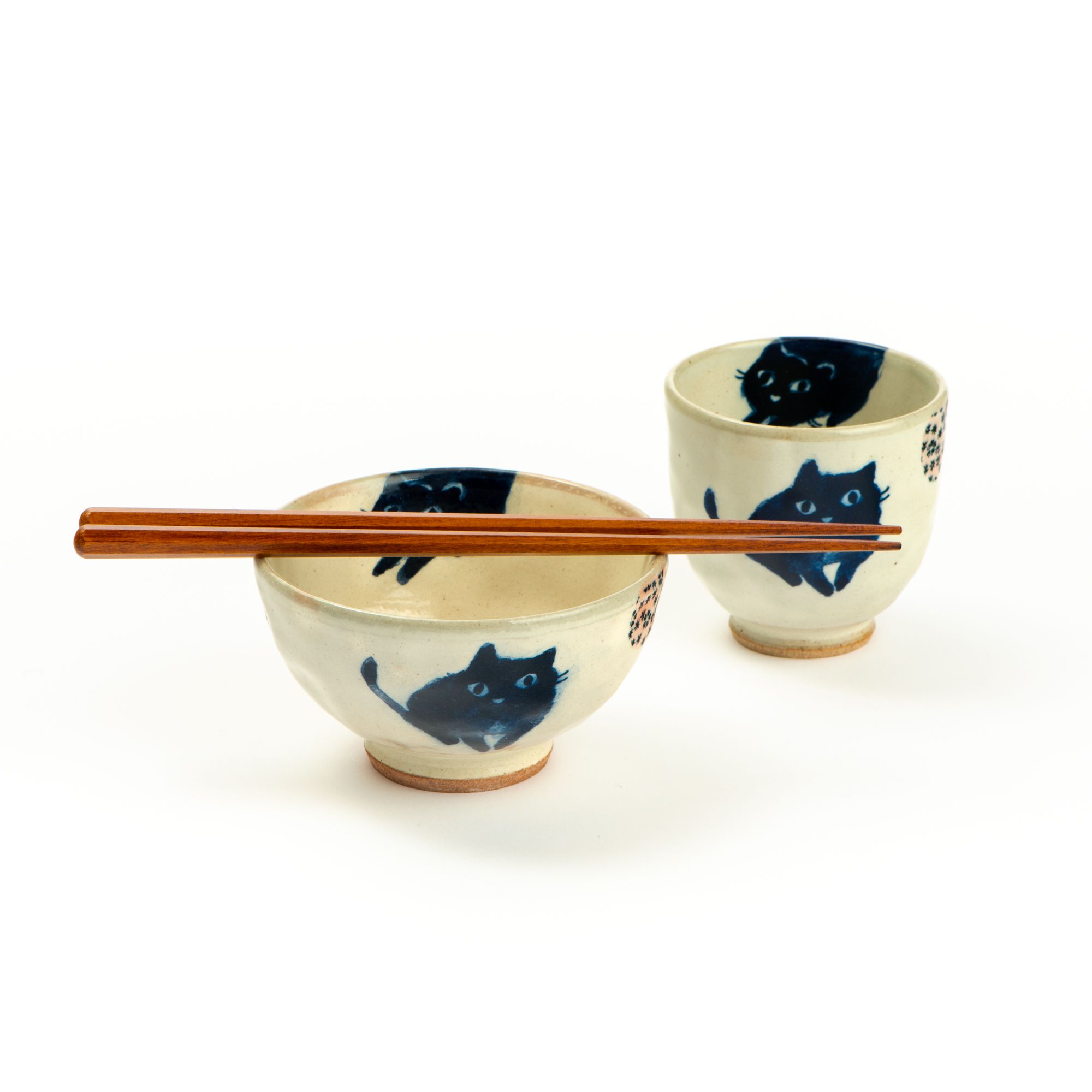 TOUGA Cat Mari Japanese Rice Bowl - Small