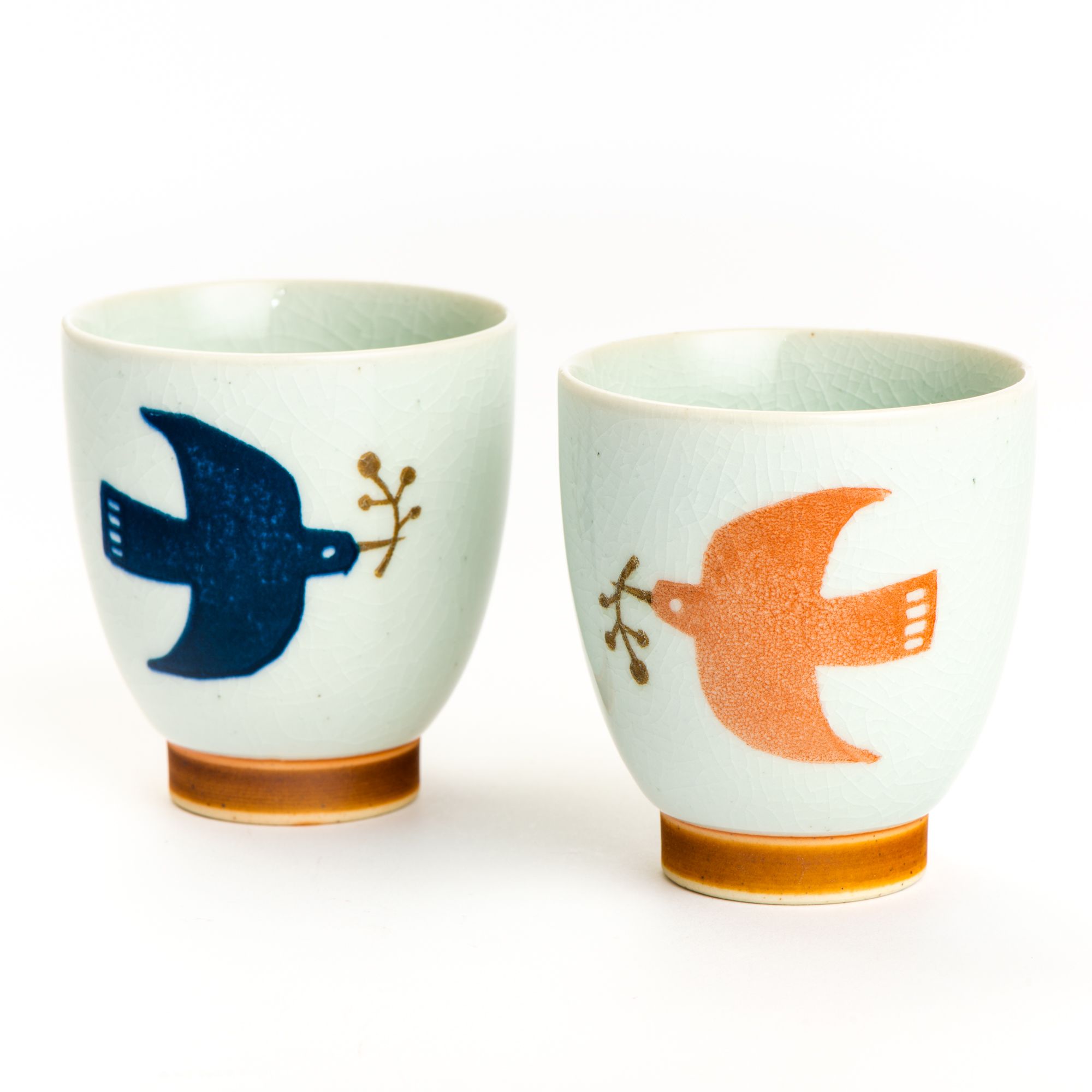 Hasami Ware Japanese Yunomi Tea Cup - Blue
