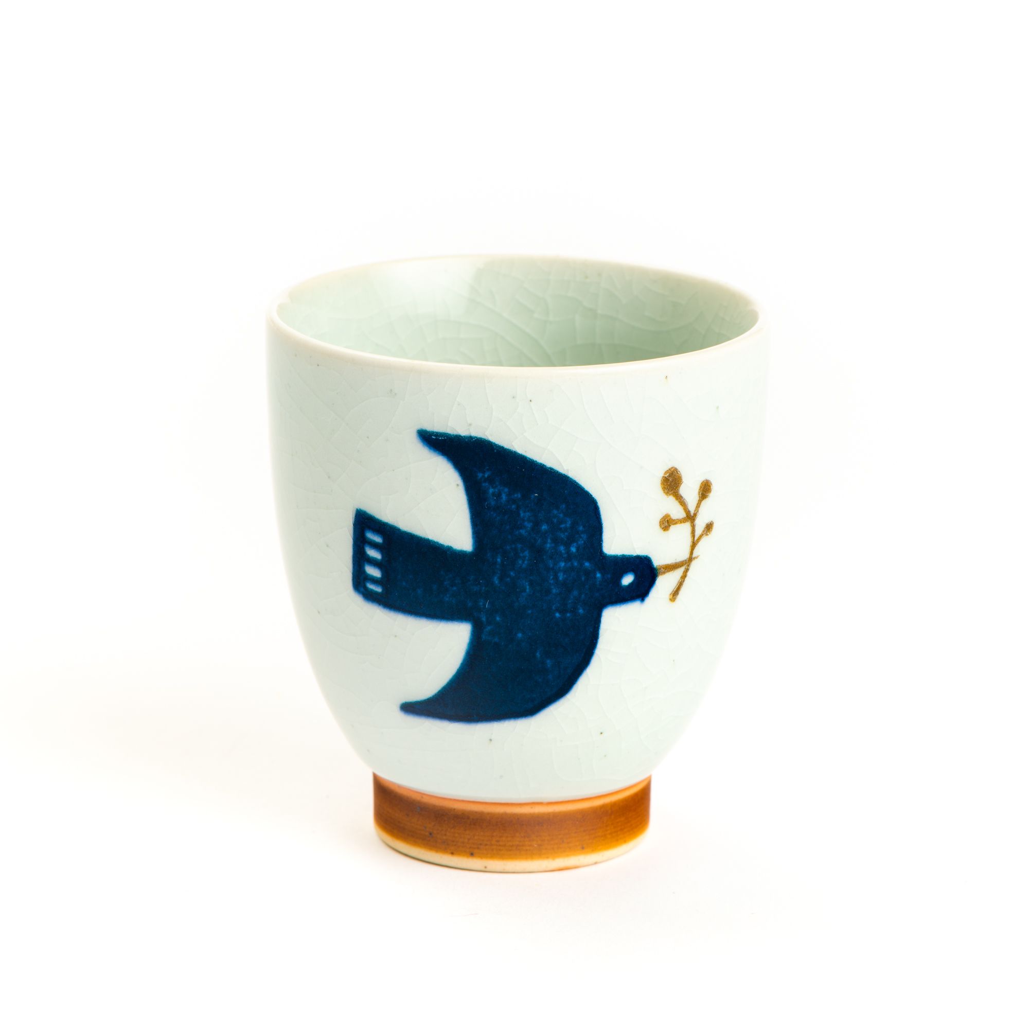 Hasami Ware Japanese Yunomi Tea Cup - Blue