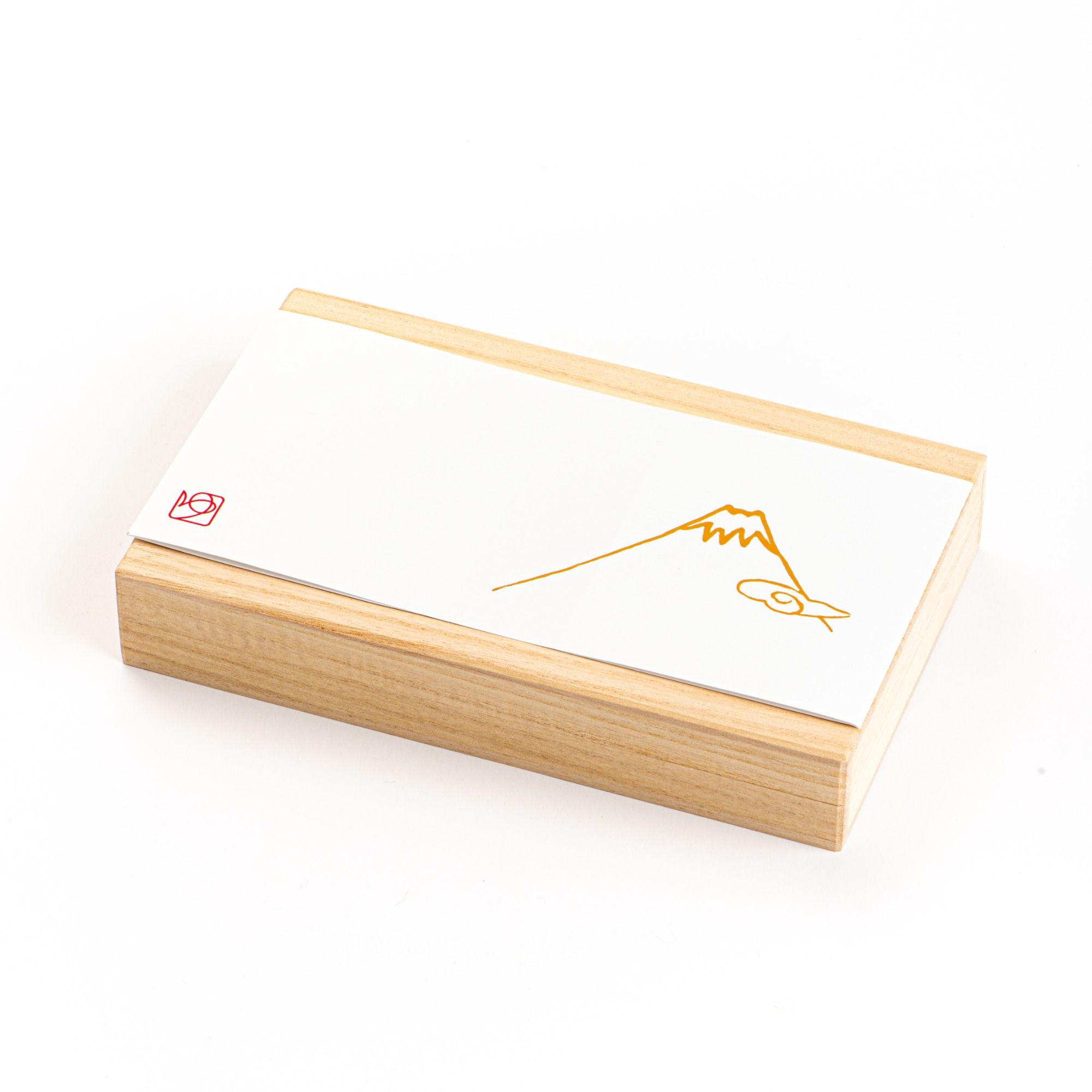 You You Ang Fuji Mountain Incense Gift Set-Fragrant Olive (Osmanthus) with Red Plate