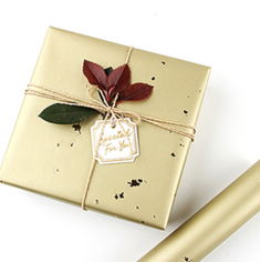 Discontinued-Wrapping Paper-Gilded Irregular Points_Style1_Bunde