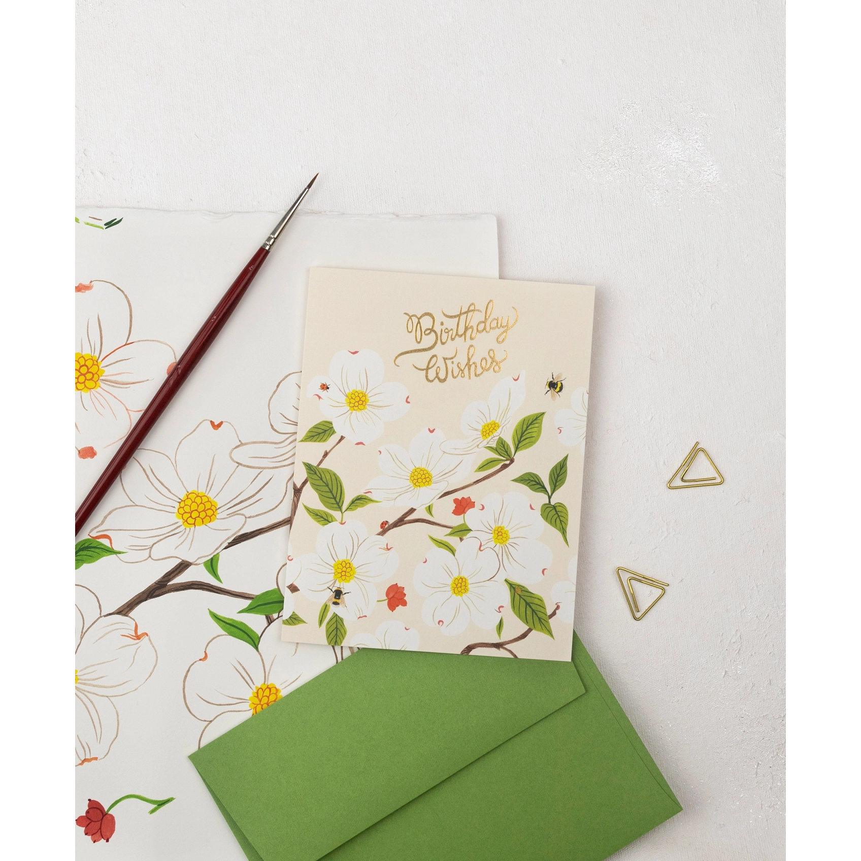 Oana Befort DOGWOOD TREE | Birthday Card