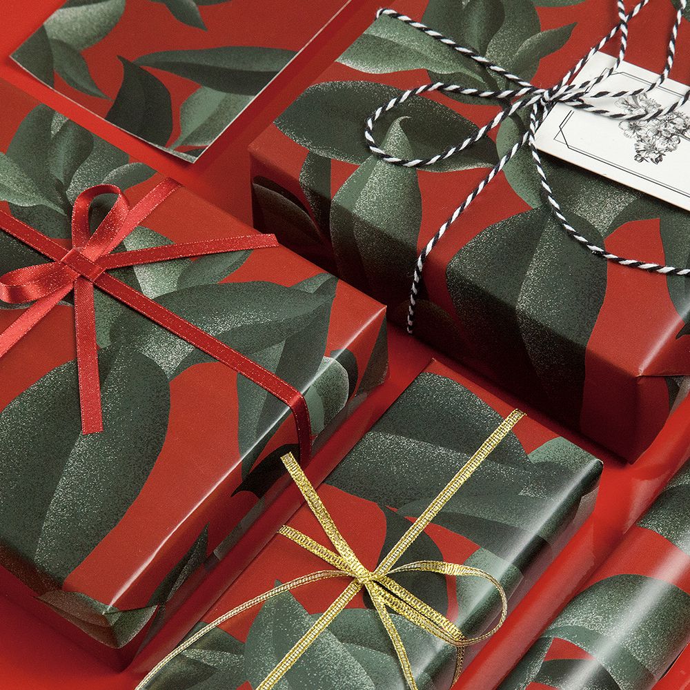 Paper Park Gift Wrapping Paper_Oriental Leaves