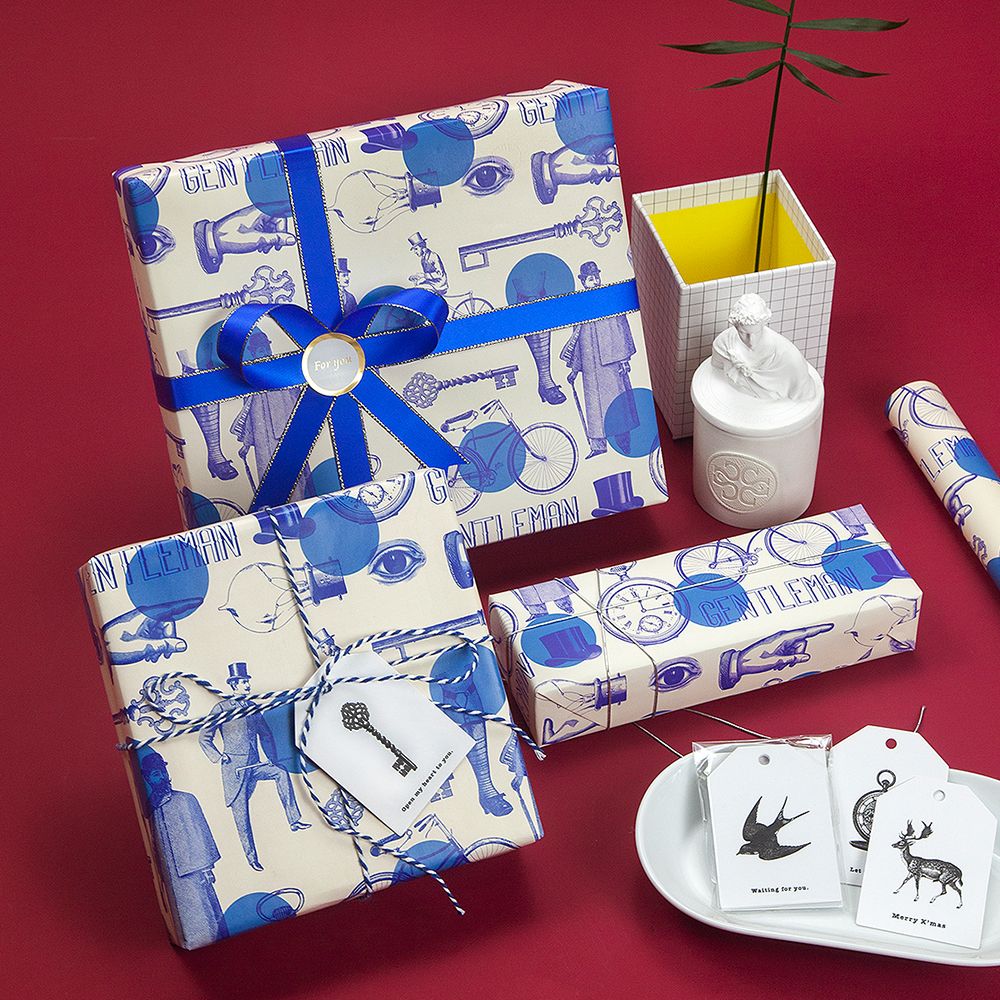 Paper Park Gift Wrapping Paper_Gentleman