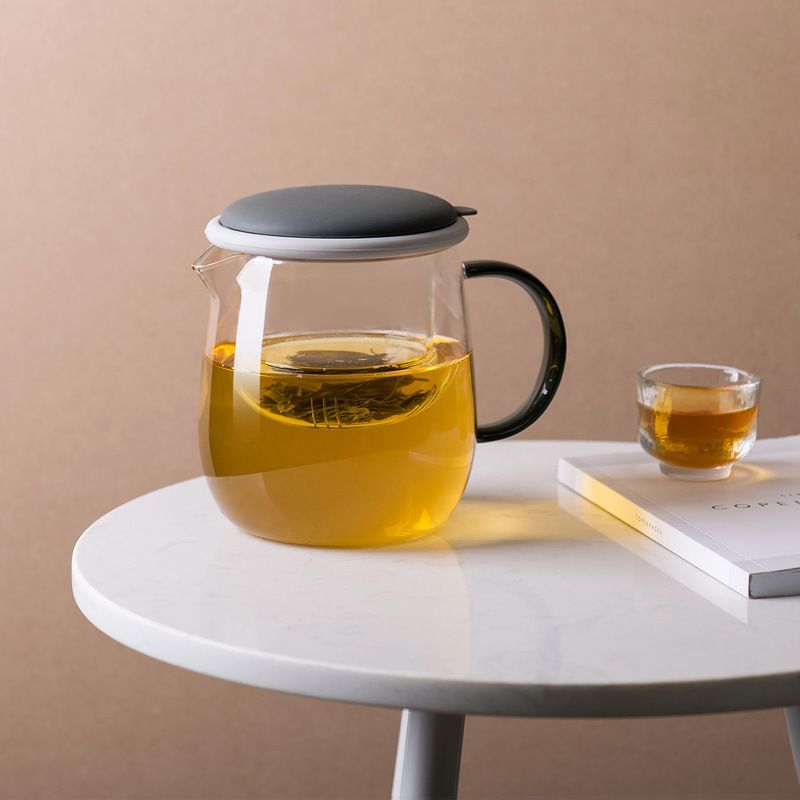 PINMOO High Temperature Resistant Glass Teapot Household