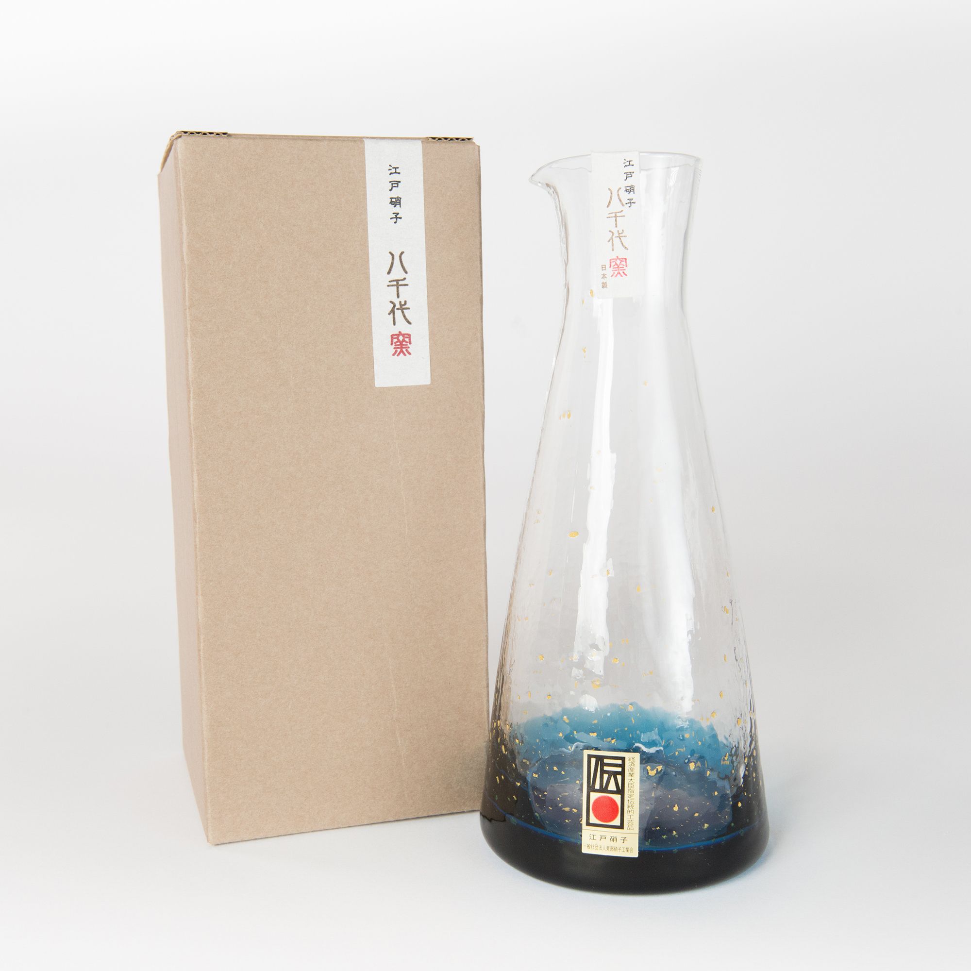 Toyo-Sasaki Glass Yachiyo Sake Bottle