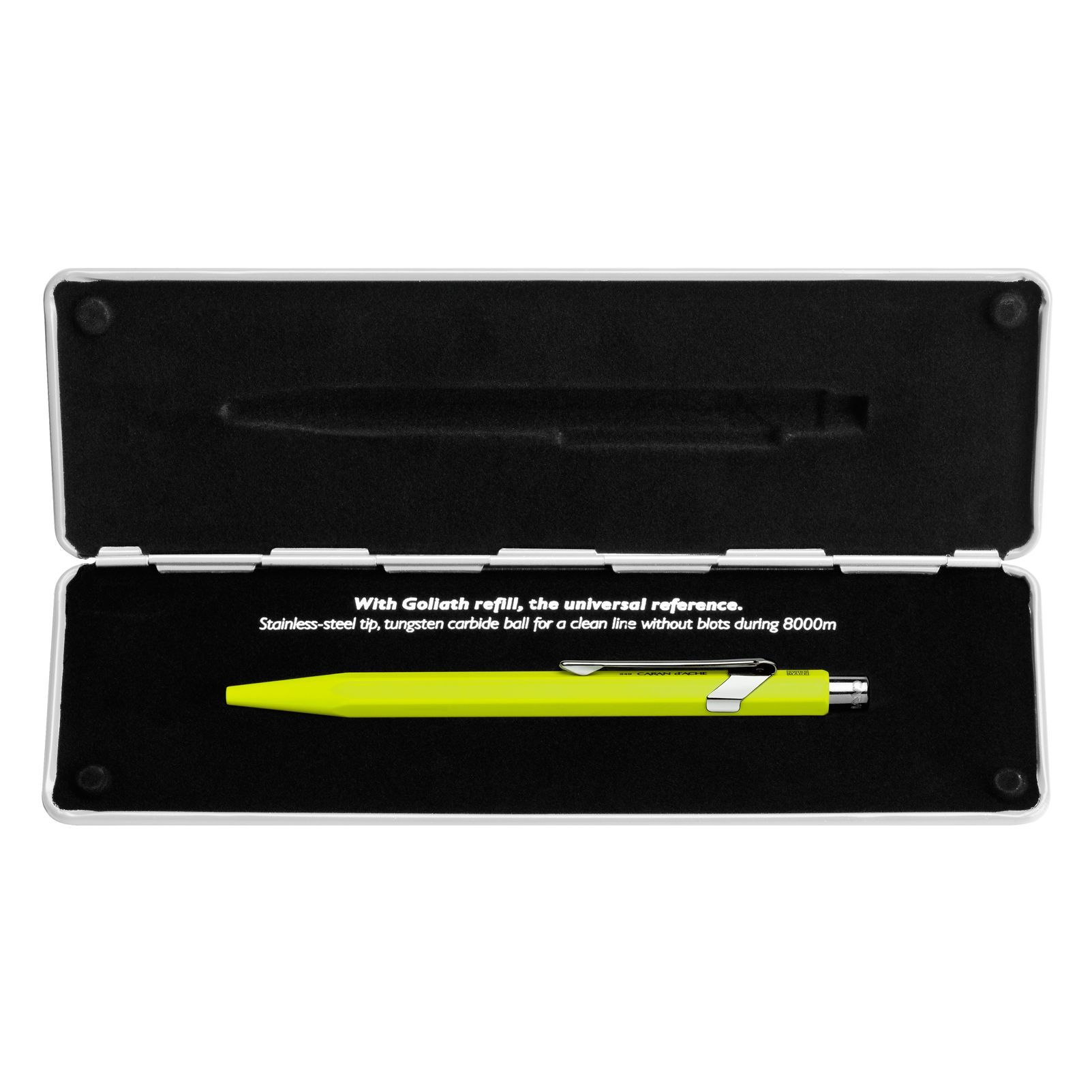 Caran d'Ache Popline Collection with Tin Giftbox - Yellow