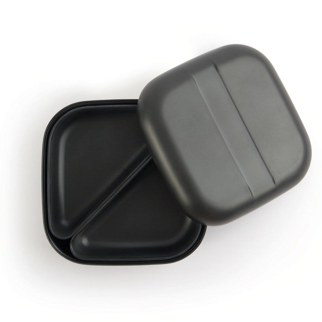 EKOBO Go Square Bento Lunch Box-Black