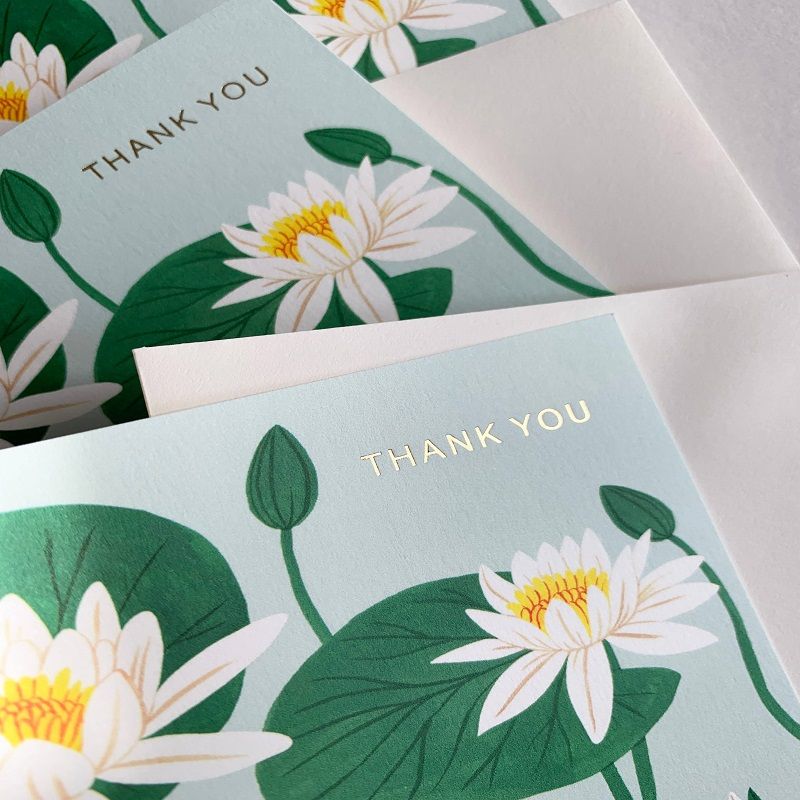 Oana Befort WATER LILIES | Thank You Card