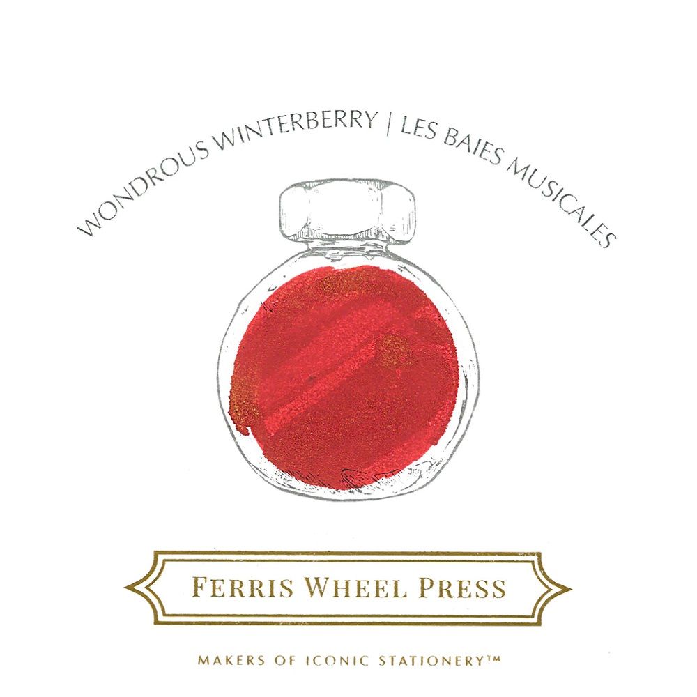 Ferris Wheel Press 38ml Bottled Fountain Pen Inks - Wondrous Winterberry