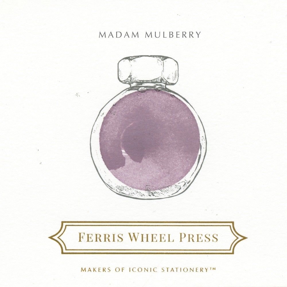 Ferris Wheel Press 85ml Bottled Fountain Pen Inks - Madam Mulberry