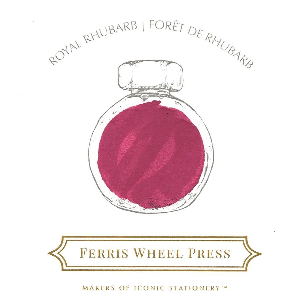 Ferris Wheel Press 38ml Bottled Fountain Pen Inks - Royal Rhubarb