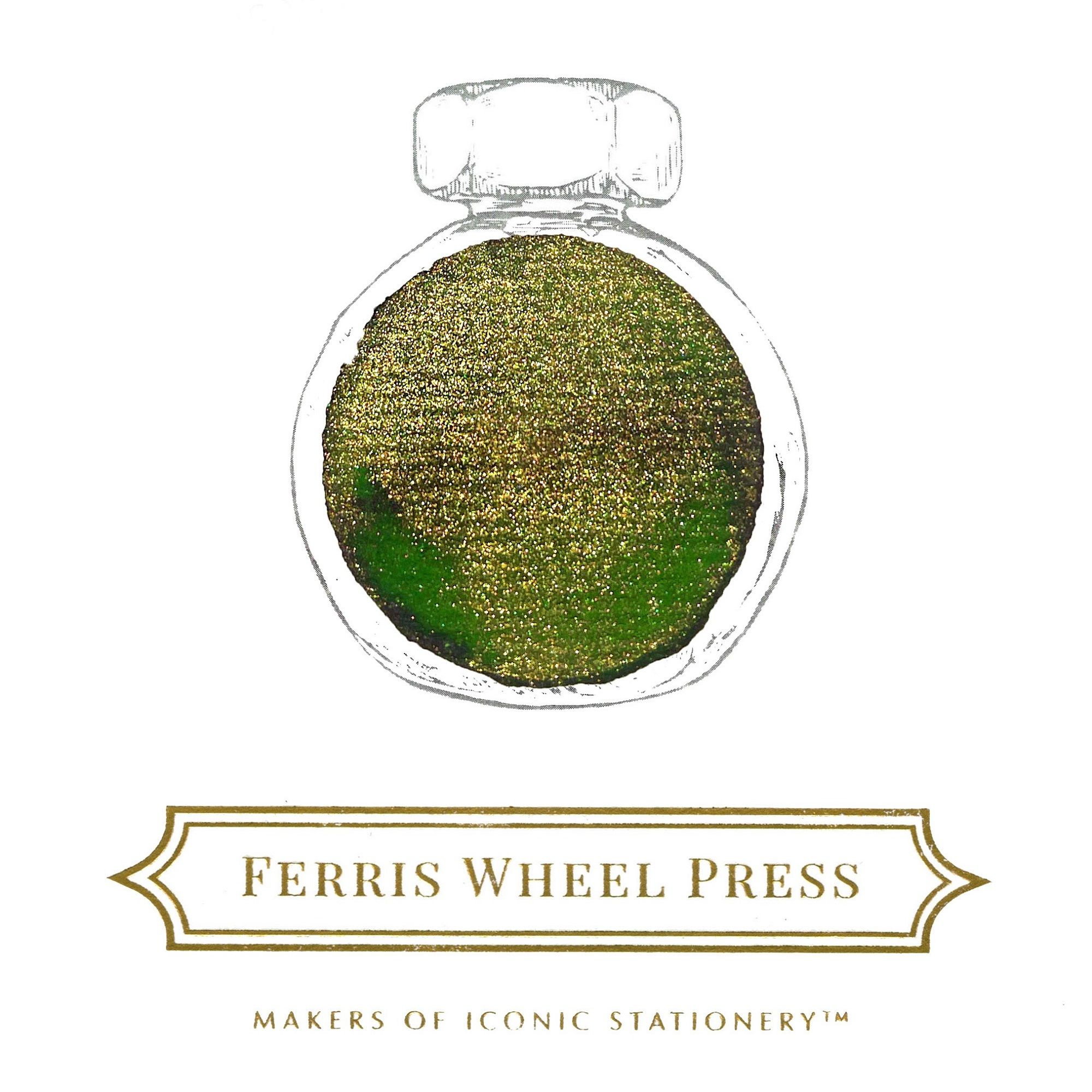Ferris Wheel Press Curious Collaborations Series - Fête Chinoise - Sunlit Jade