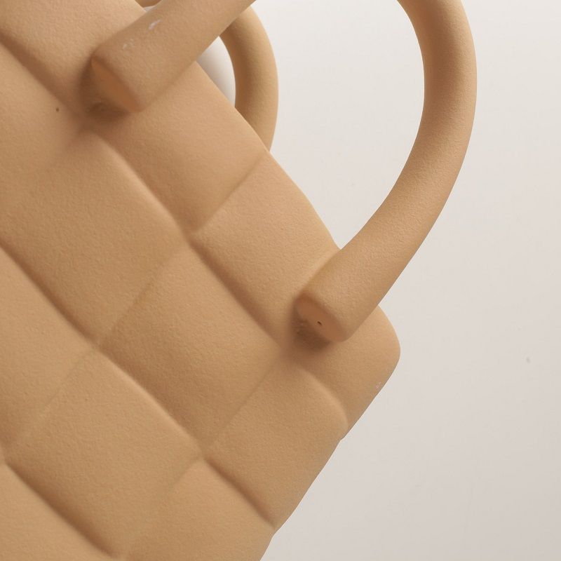 Frosted Woven Handbag-shaped Vase