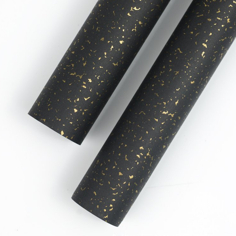 Gold Sprinkles Paper - Black with Gold