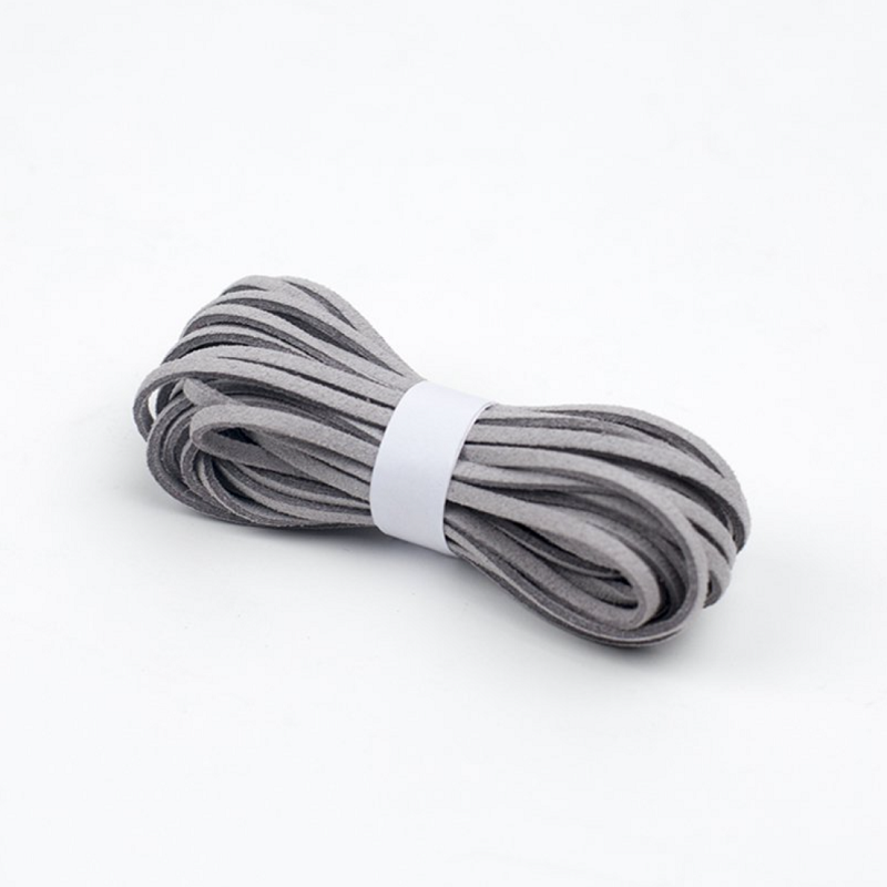 Imitation Leather Rope - Light Grey