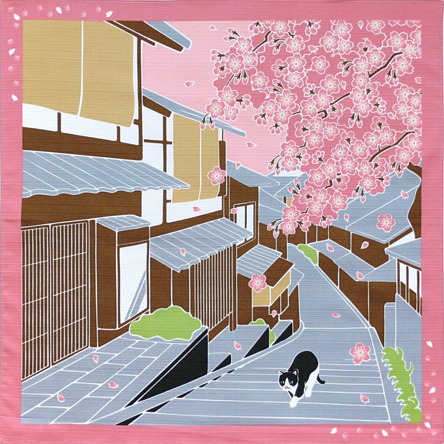 Maeda Senko Furoshiki Japanese Traditional Wrapping Cloth-Cherry Blossom
