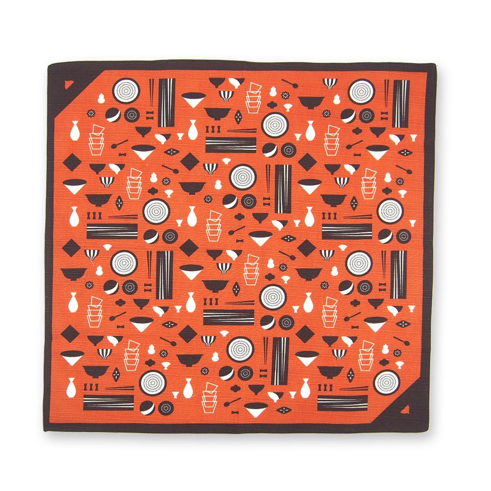 Furoshiki Wrapping Cloth - Japanese Plates