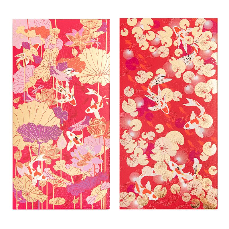 ‘Liannianyouyu’ Red Envelope_Lotus Leaf