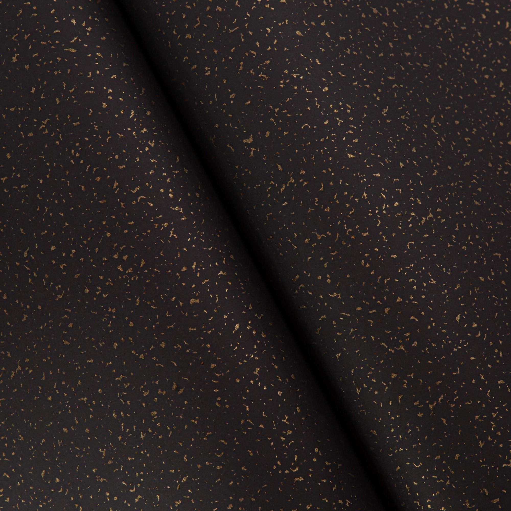 Gold Sprinkles Paper - Black with Gold