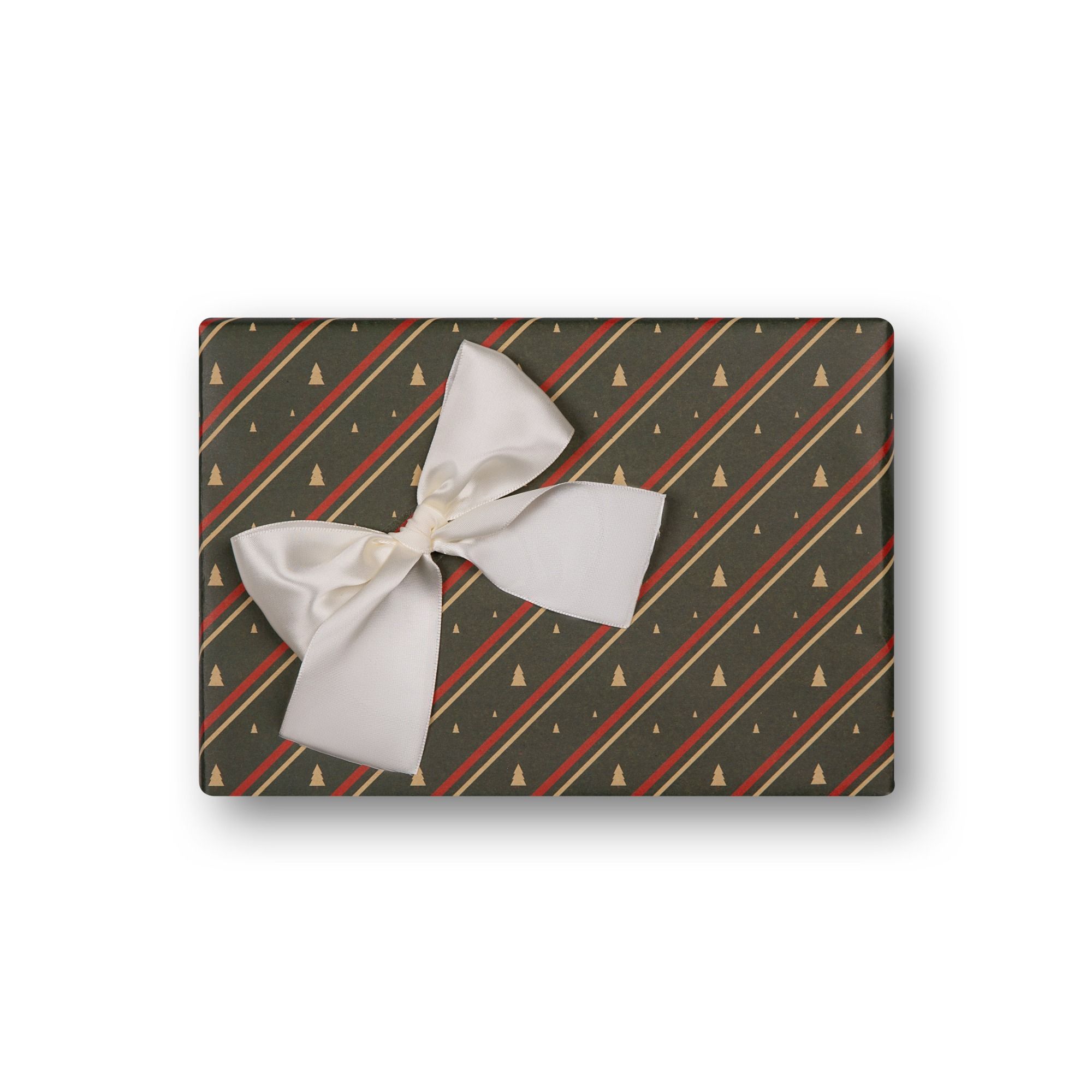 Discontinued-Christmas wrapping paper_Striped Tree_Style1_Bundle