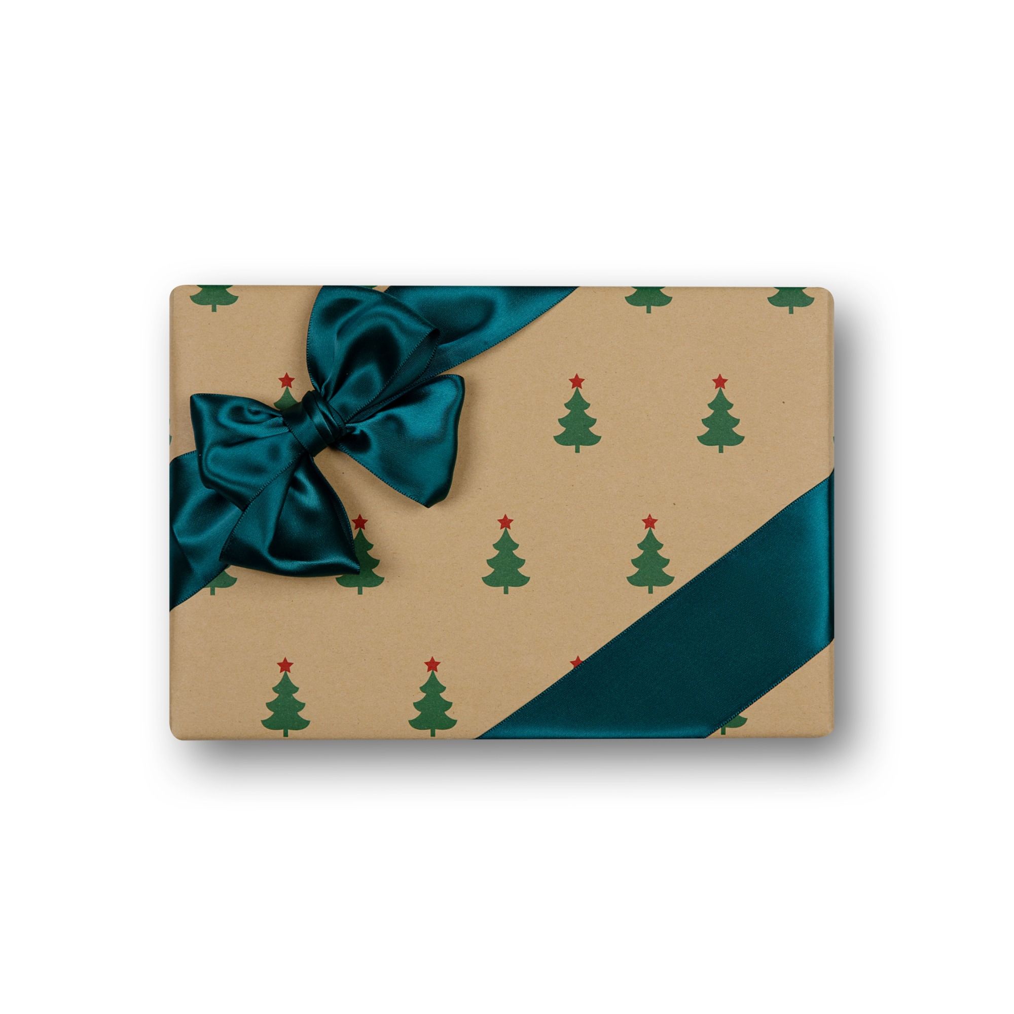 Discontinued-Christmas wrapping paper_Christmas Tree_Kraft Paper_Style1_Bundle