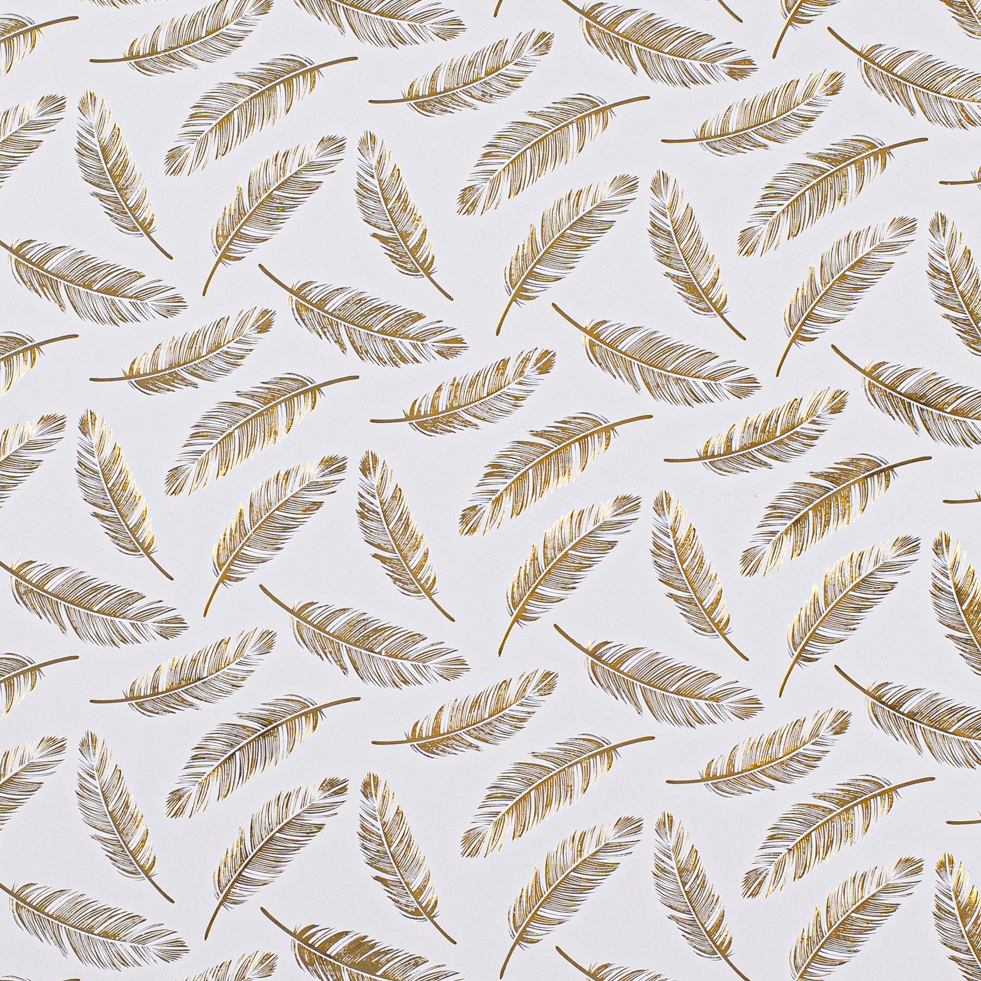 Wrapping Paper-Gilded Leaves