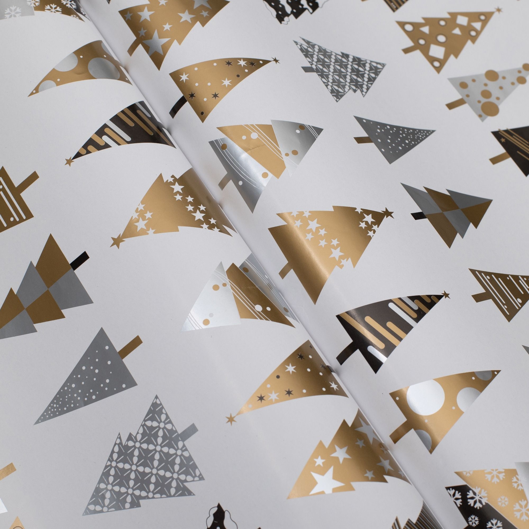 Wrapping Paper - Christmas Tree on White Background