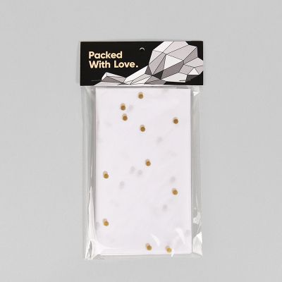 Paperplay Tissue Paper-Golden Polka Dot