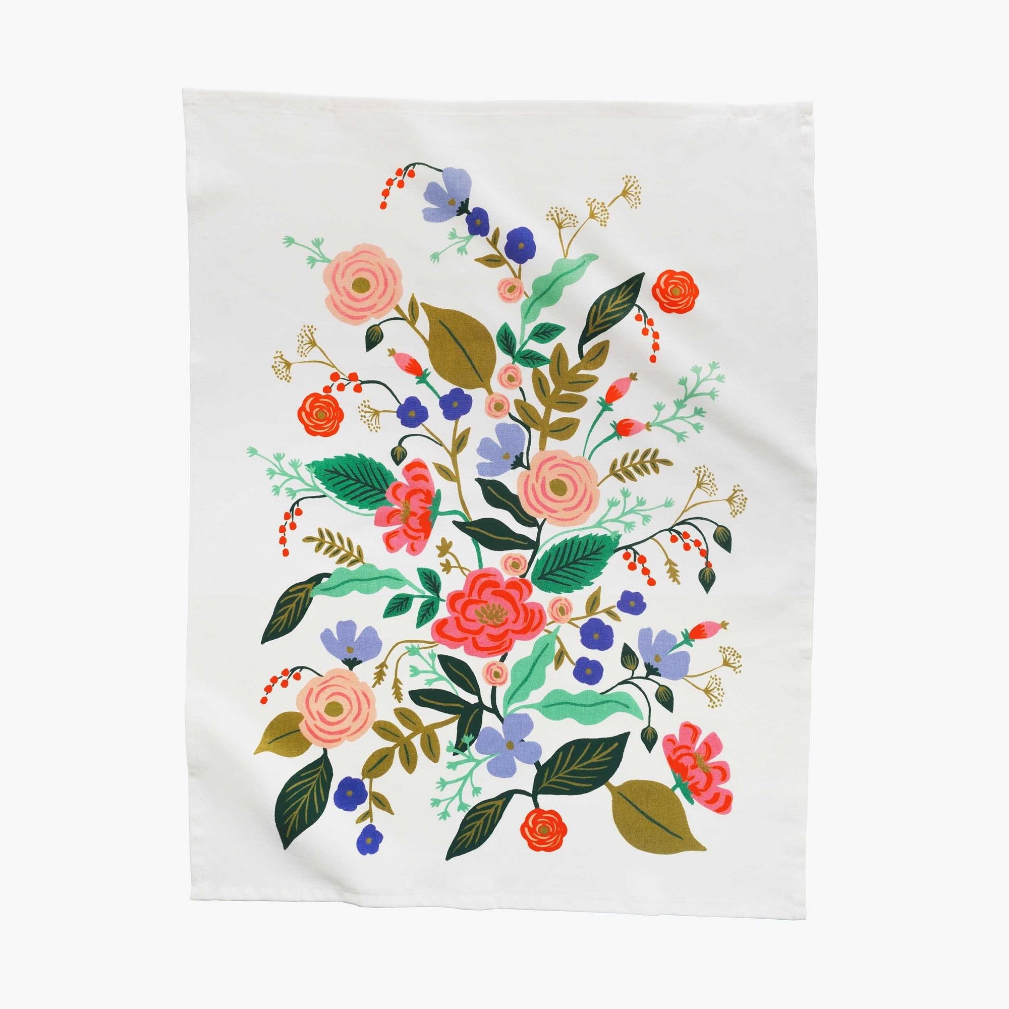 Rifle Paper Co. Tea Towel-Floral Vines