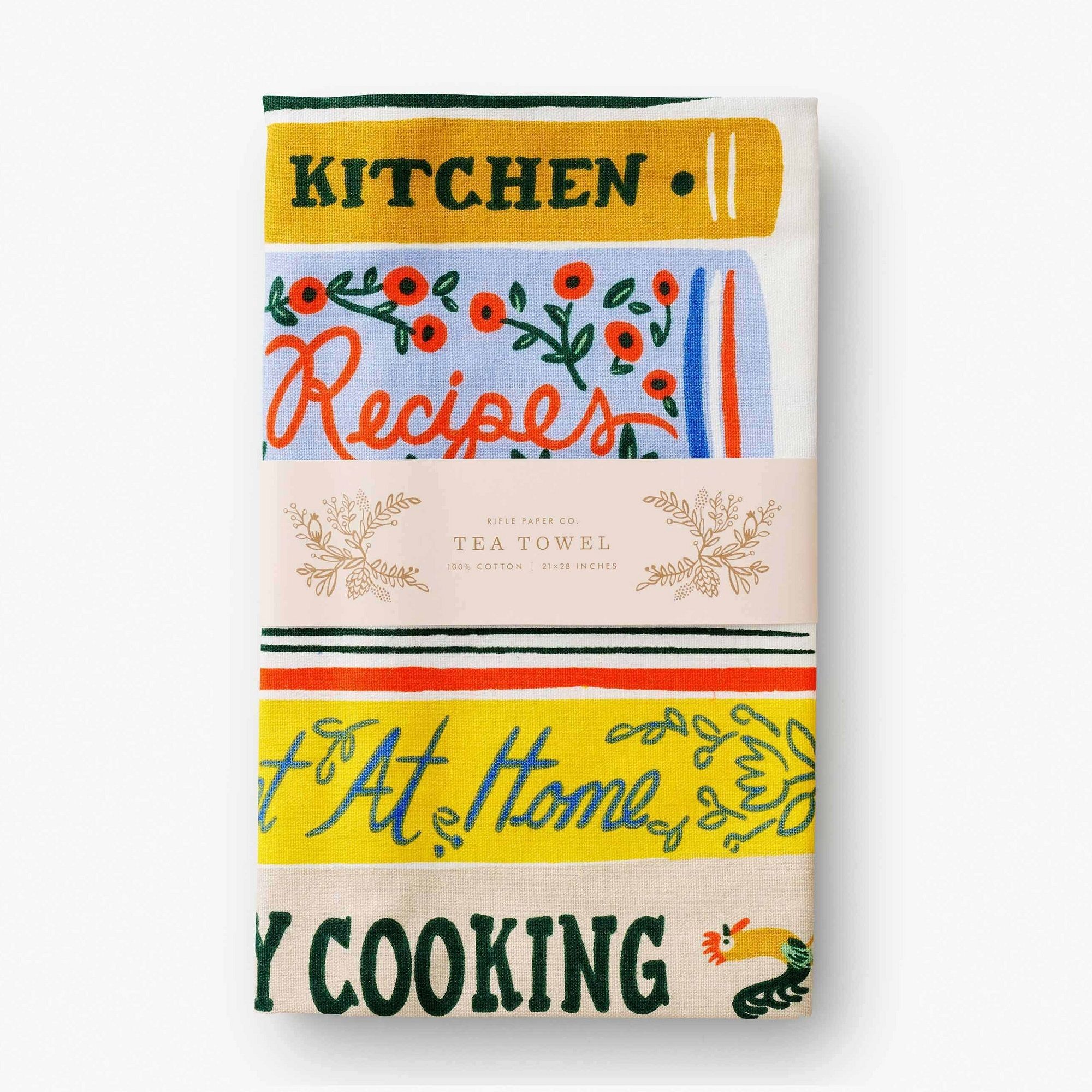 Rifle Paper Co. Tea Towel-Cookbooks