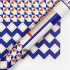 Buy Paperplay Gift Wrapping Paper - Orange and Blue Contrast Color Geometric Splicing for only $4.00 in Products, Gifting Supply, Wrapping Material, Wrapping Paper, Bright and Modern at Main Website Store - CA, Main Website - CA