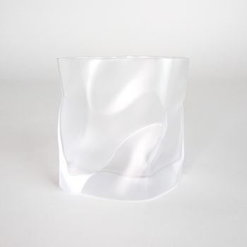 Makoto Komatsu Crinkle Glass 300ml - Frosted