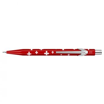 Caran d'Ache Mechanical Pencil metal 0.7mm - Swiss Flag