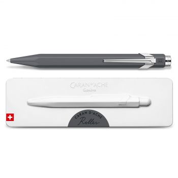 Caran d'Ache Rollerball Pen Collection with Tin Giftbox - Grey