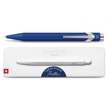 Caran d'Ache Rollerball Pen Collection with Tin Giftbox - Blue