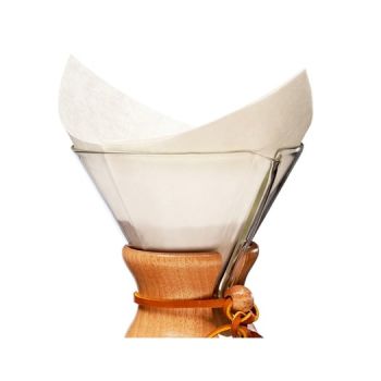 Chemex Coffee Bleached Filter Squares (100-Pack)