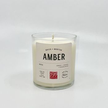 Brick+Mortar Amber Scented Candle