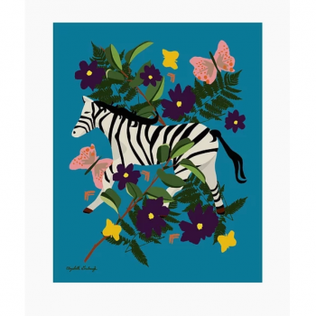Elizabeth Grubaugh 8" x 10" Zebra Print