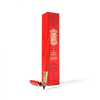 Christmas Fountain Pen and Flower Notebook Set