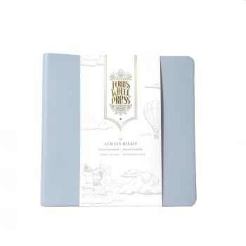 Ferries Wheel Press Always Right Fether Notebook-Forget Me Not