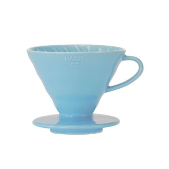 Hario V60-02 Ceramic Dripper - Light Blue