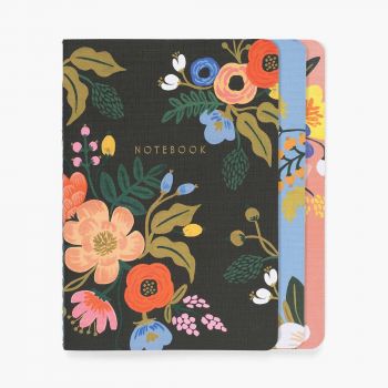 Rifle Paper Co. Stitched Notebook Set-Lively Floral