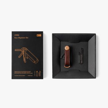 Orbitkey Gift Sets - Espresso Leather Key Organizer + Multi-Tool v2