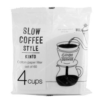 KINTO SLOW COFFEE STYLE Cotton Paper Filter - 4 Cups