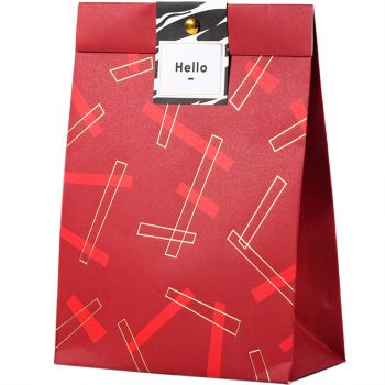 Paperplay Gift Bag-Big Red Fireworks