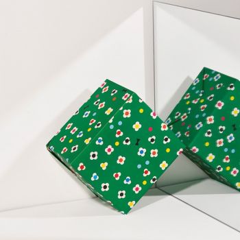 Paperplay Gift Wrapping Paper-Green Floral