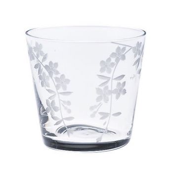 Hirota Glass Cup Sakura- 310ml