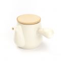 Cierto Bico Japanese Mino Ware Coffee Kettle / Tea Pot - Vanilla White