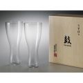 Toyo-Sasaki Glass Usuhari Beer Glass Set Gift Set